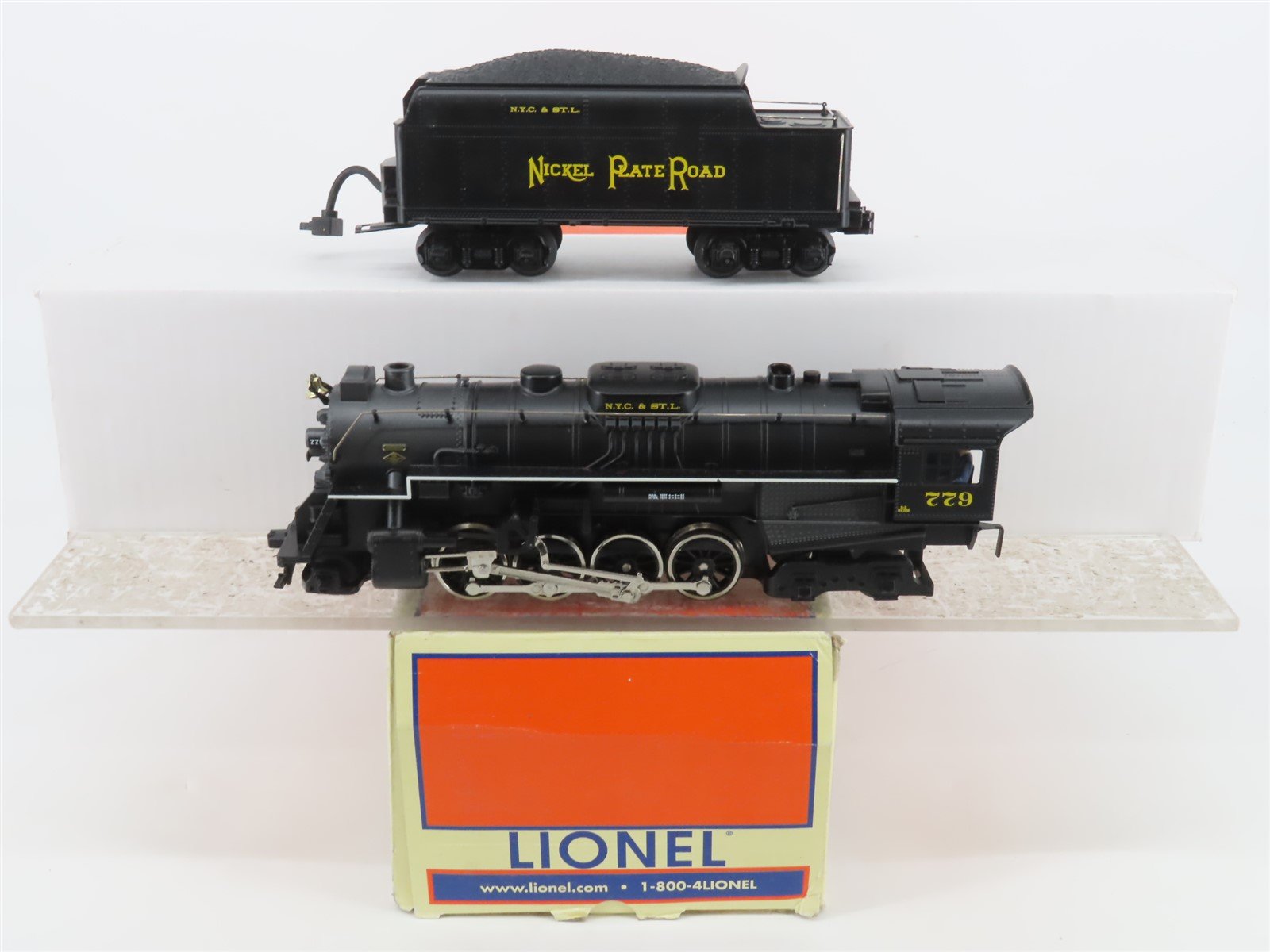 O Gauge 3-Rail Lionel 6-38610 NKP Nickel Plate Road 2-8-4 Steam Loco #779 w/TMCC