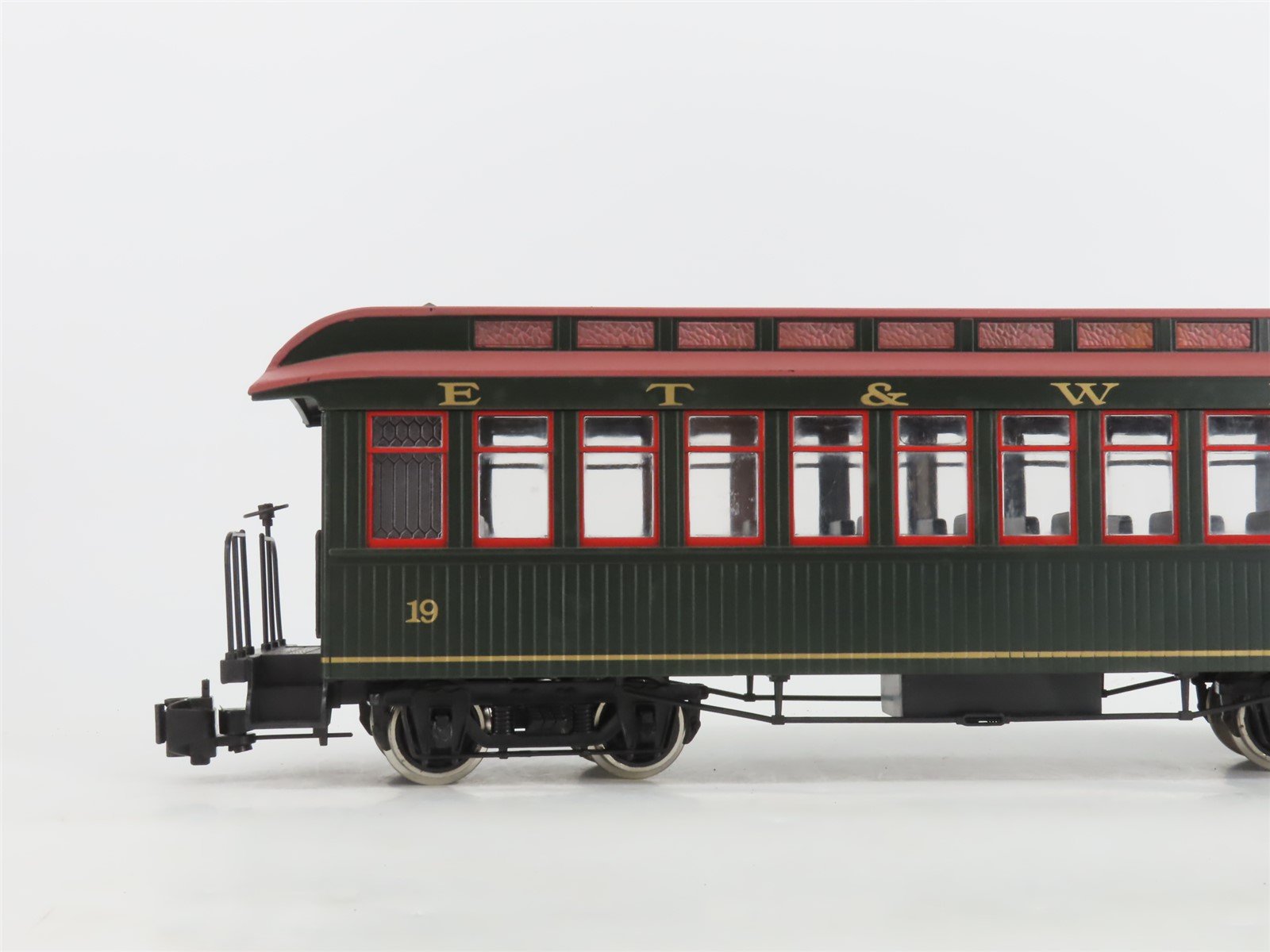 G Scale Bachmann Big Haulers 97220 ET&WC Railroad Coach Passenger Car #19