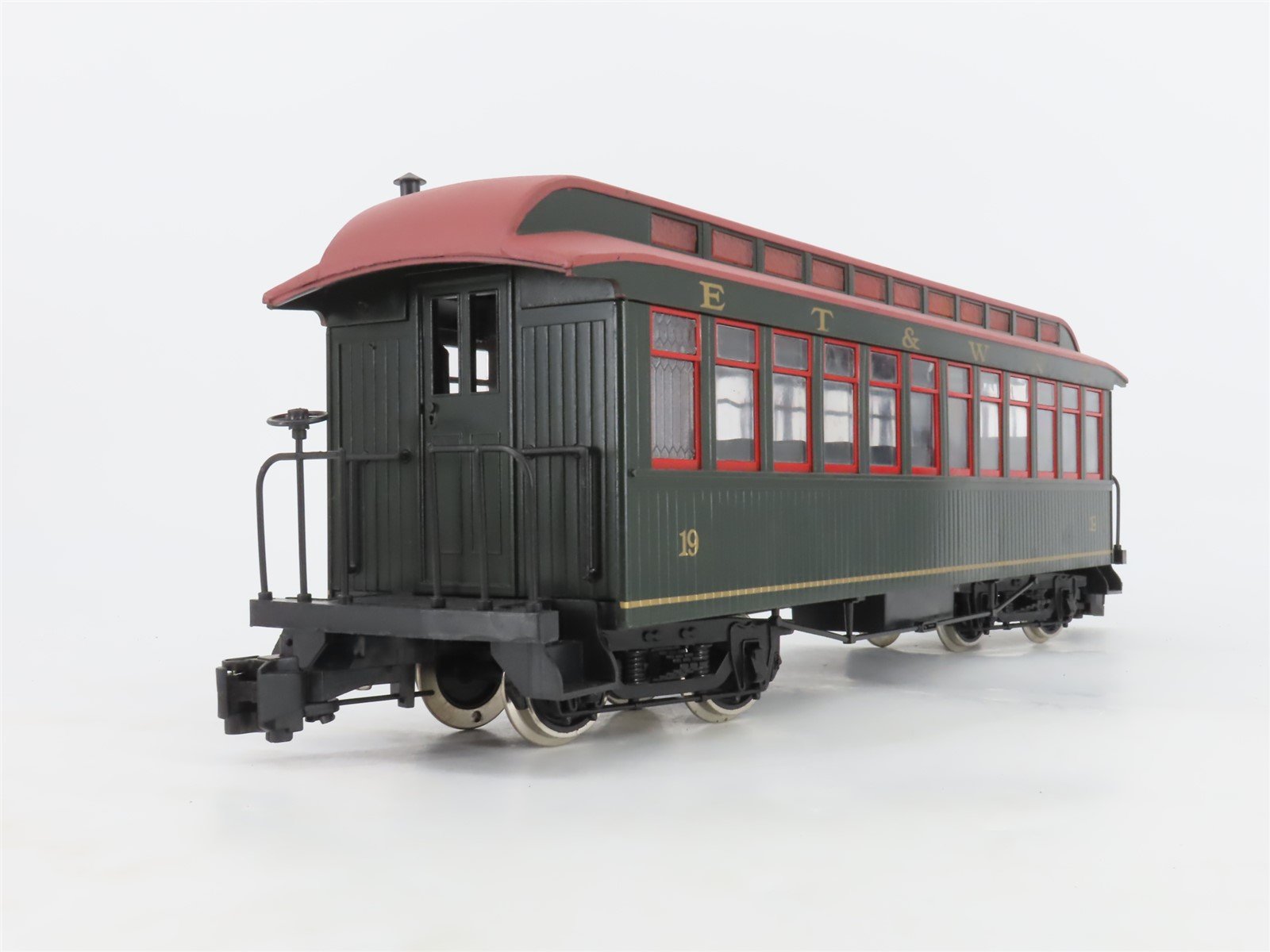 G Scale Bachmann Big Haulers 97220 ET&WC Railroad Coach Passenger Car #19