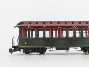 G Scale Bachmann Big Haulers 97220 ET&WNC Railroad Coach Passenger Car #19