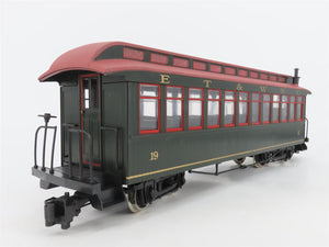 G Scale Bachmann Big Haulers 97220 ET&WNC Railroad Coach Passenger Car #19