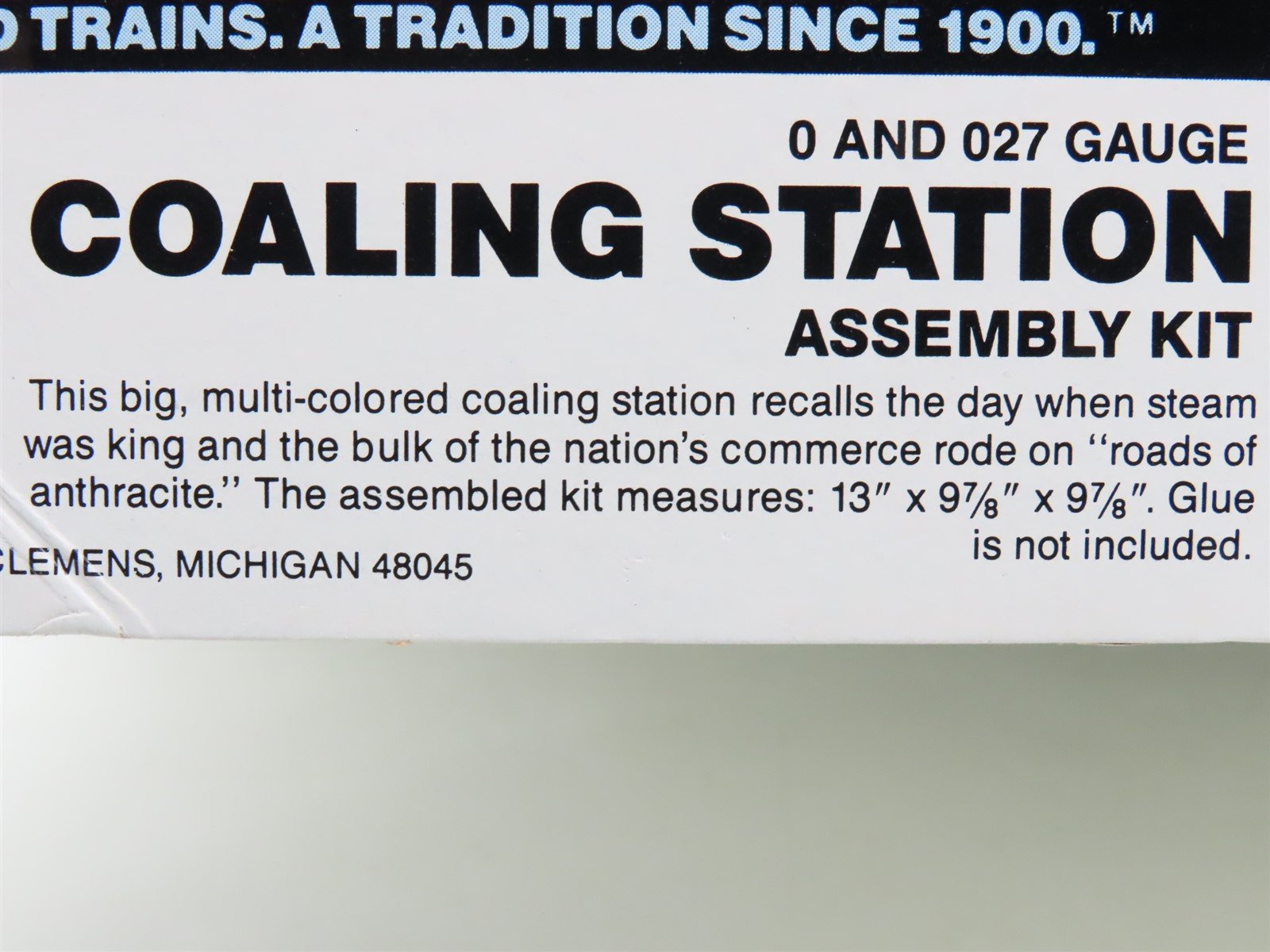 O Scale Lionel 6-12736 Coaling Tower Building Kit