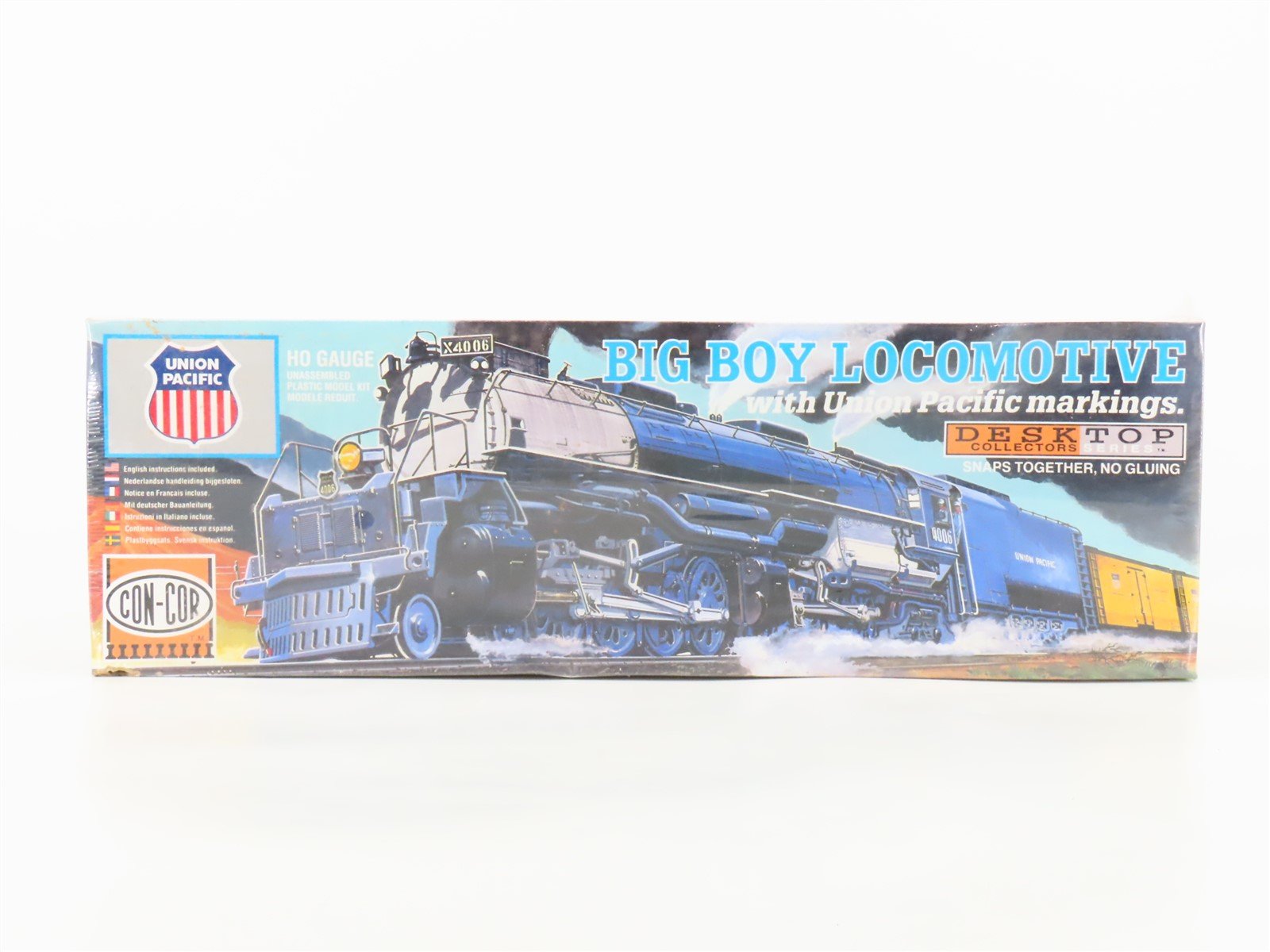 HO Scale Con-Cor 0001-000201 UP Big Boy STATIC MODEL Steam Loco Kit SEALED