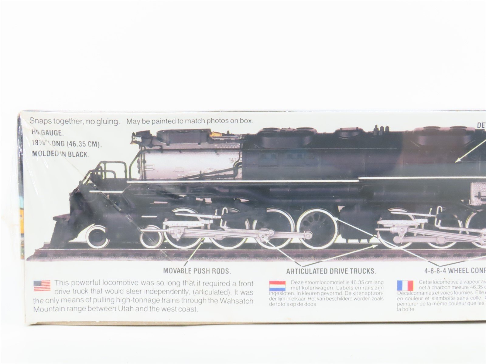 HO Scale Con-Cor 0001-000201 UP Big Boy STATIC MODEL Steam Loco Kit SEALED
