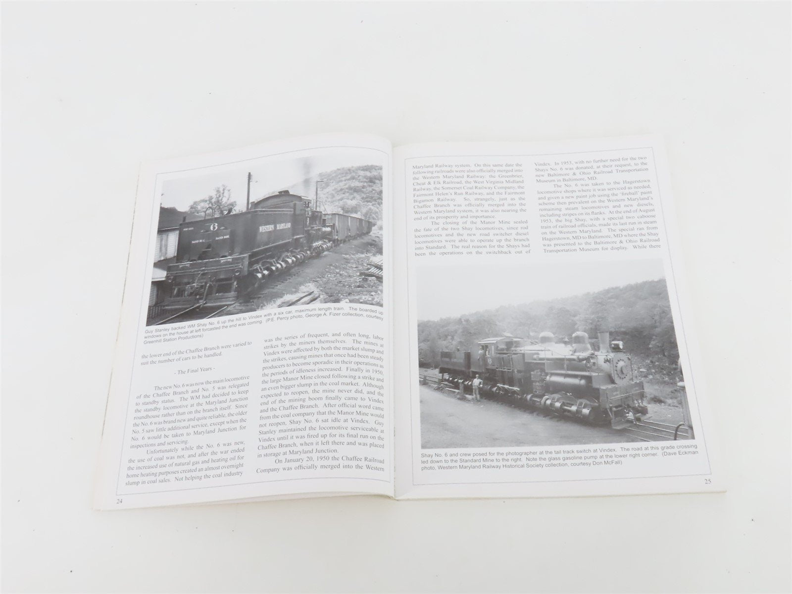 Western Maryland Railway Shay #6 by Gerald M. Futej & Max S. Robin Â©2010