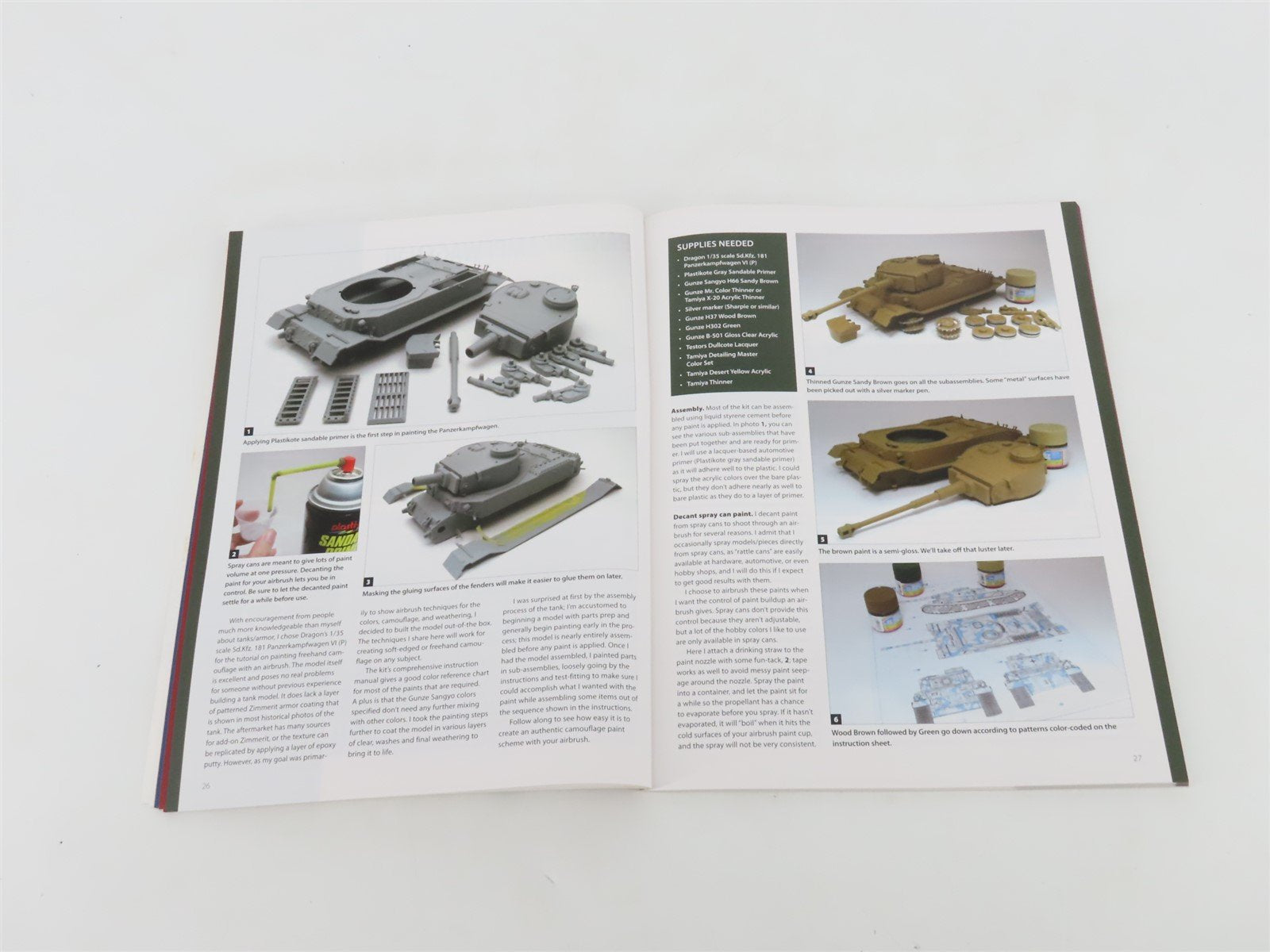Fine Scale Modeler How to Use an Airbrush Second Edition by Robert Downie Â©2008