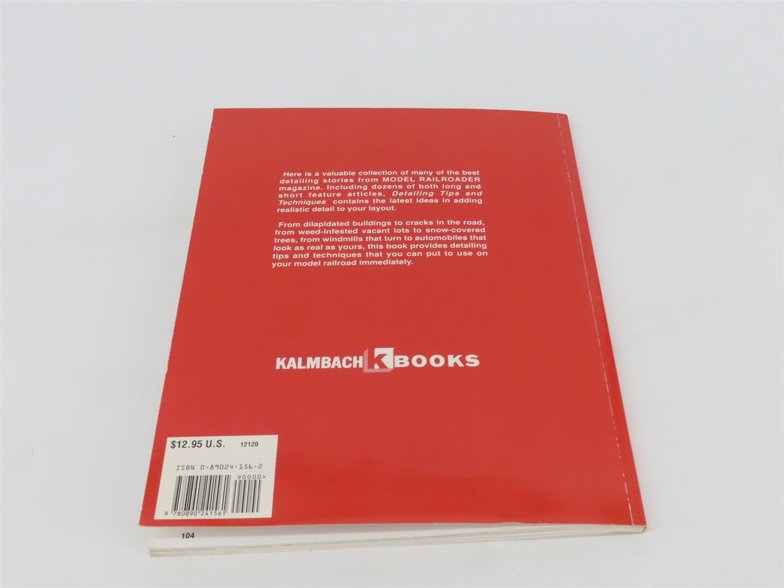 Model Railroader Detailing Tips & Techniques #35 by Bob Hayden Â©1993