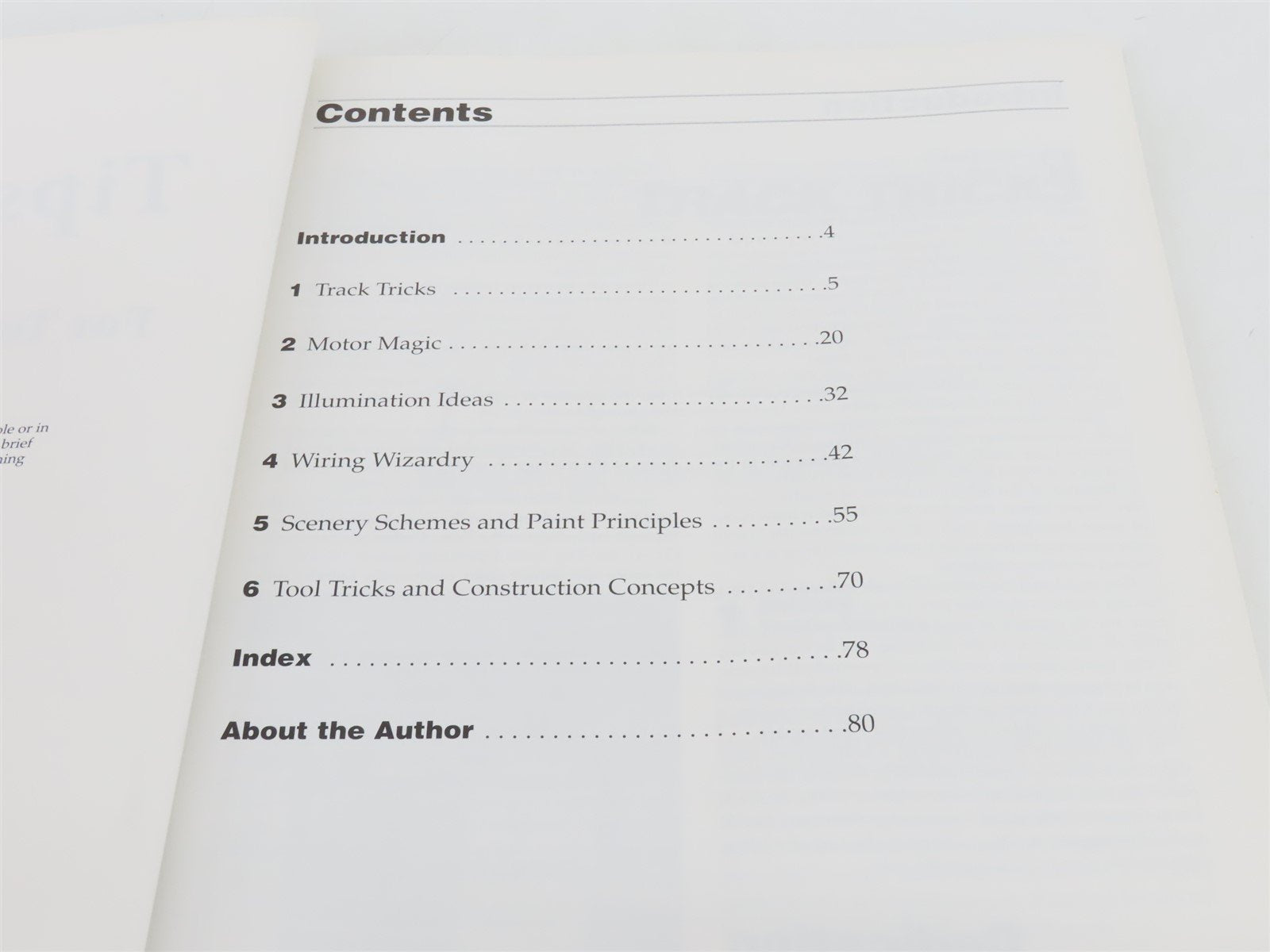Tips & Tricks for Toy Train Operations by Peter H. Riddle Â©1994