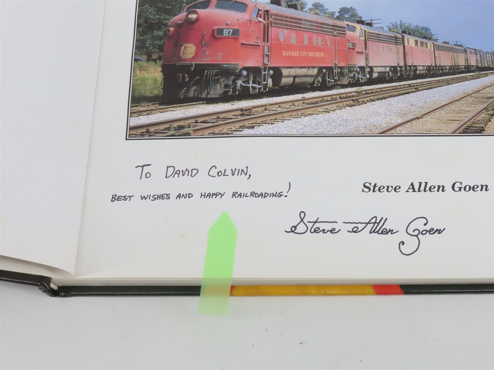 Kansas City Southern Color Pictorial by Steve Allen Goen Â©1999 HC Book