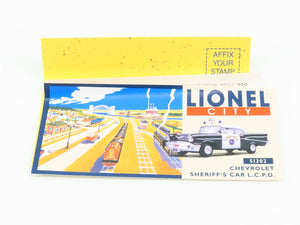 O Scale Lionel Corgi 51302 Die-Cast Chevrolet LCPD Sheriffs Car
