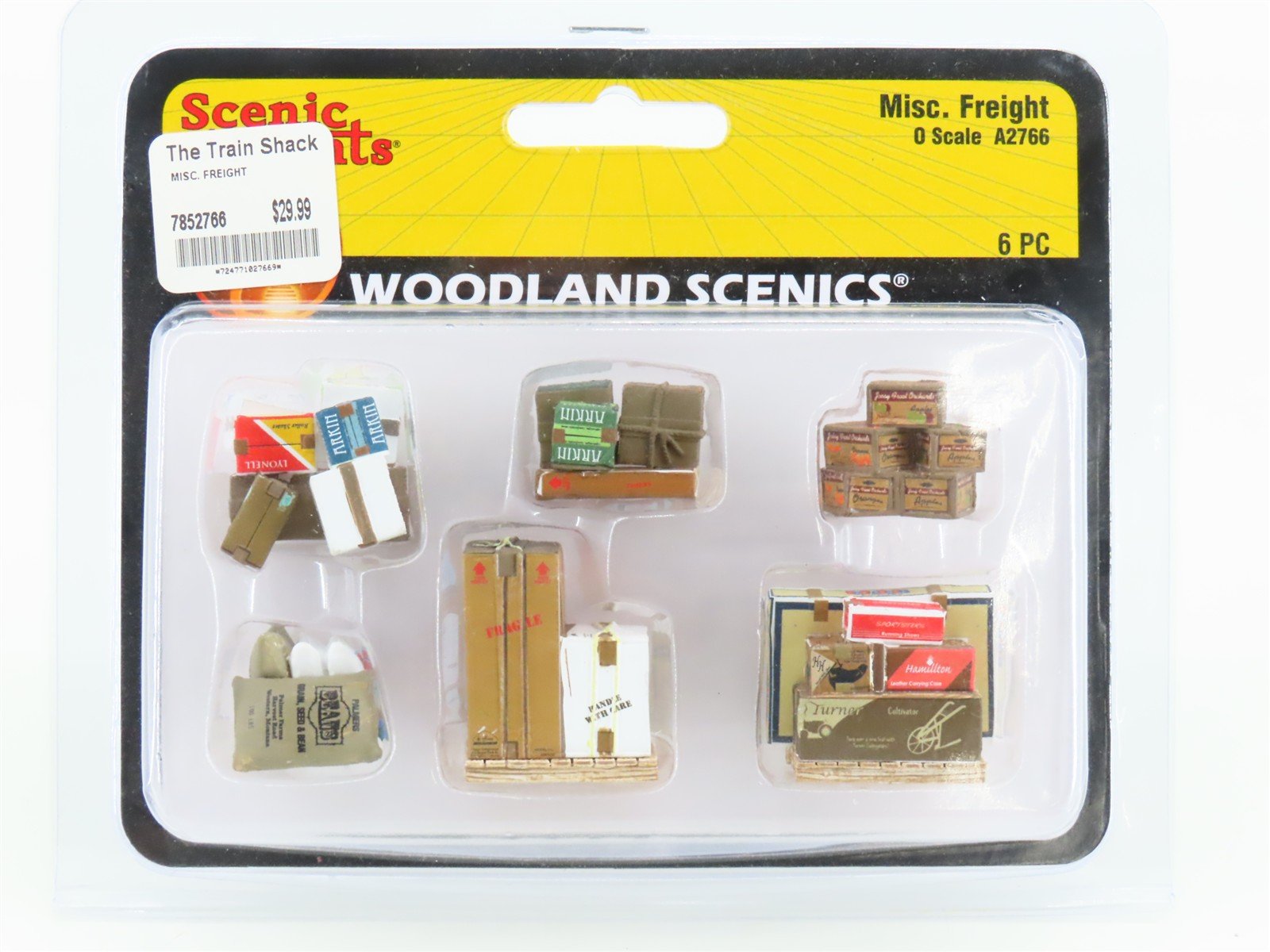 O Scale Woodland Scenics A2766 Misc Freight Scenery Pack