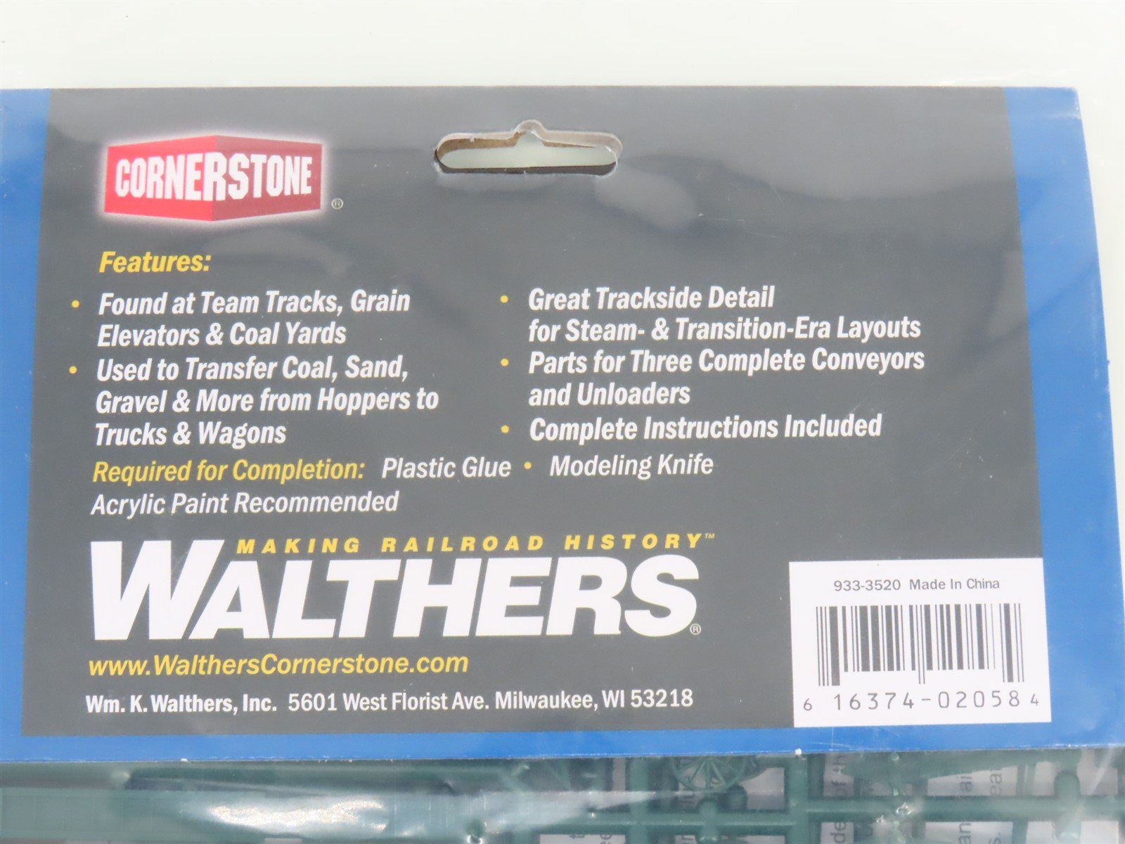HO Scale Walthers 933-3520 Old Time Coal Conveyor Kit