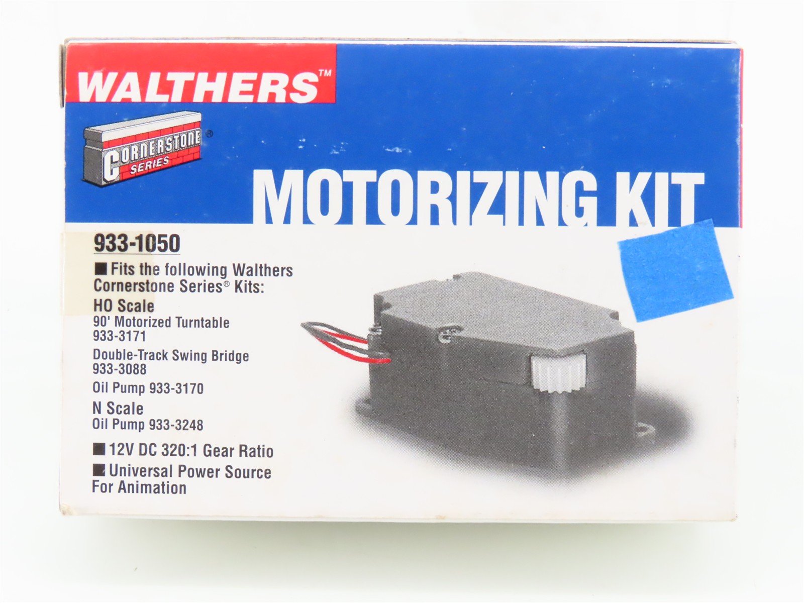 HO Scale Walthers 933-1050 DC Motorizing Kit
