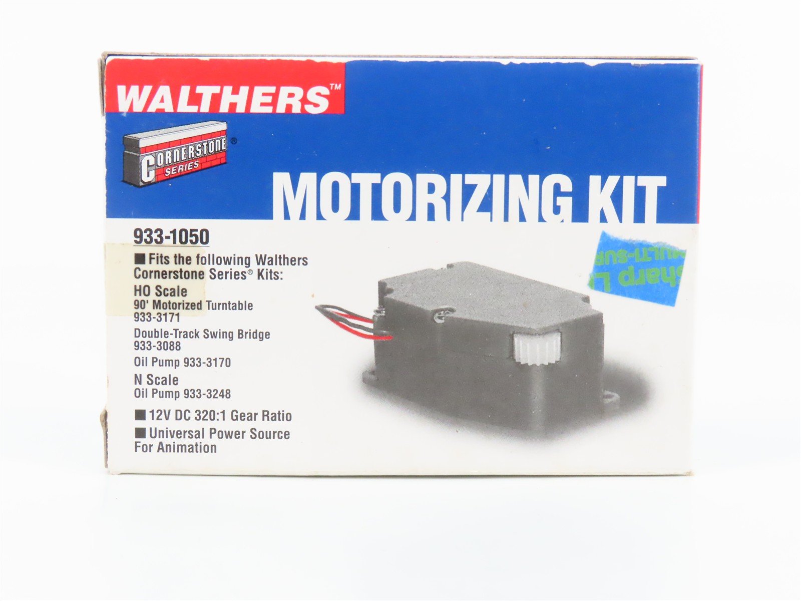 HO Scale Walthers 933-1050 DC Motorizing Kit
