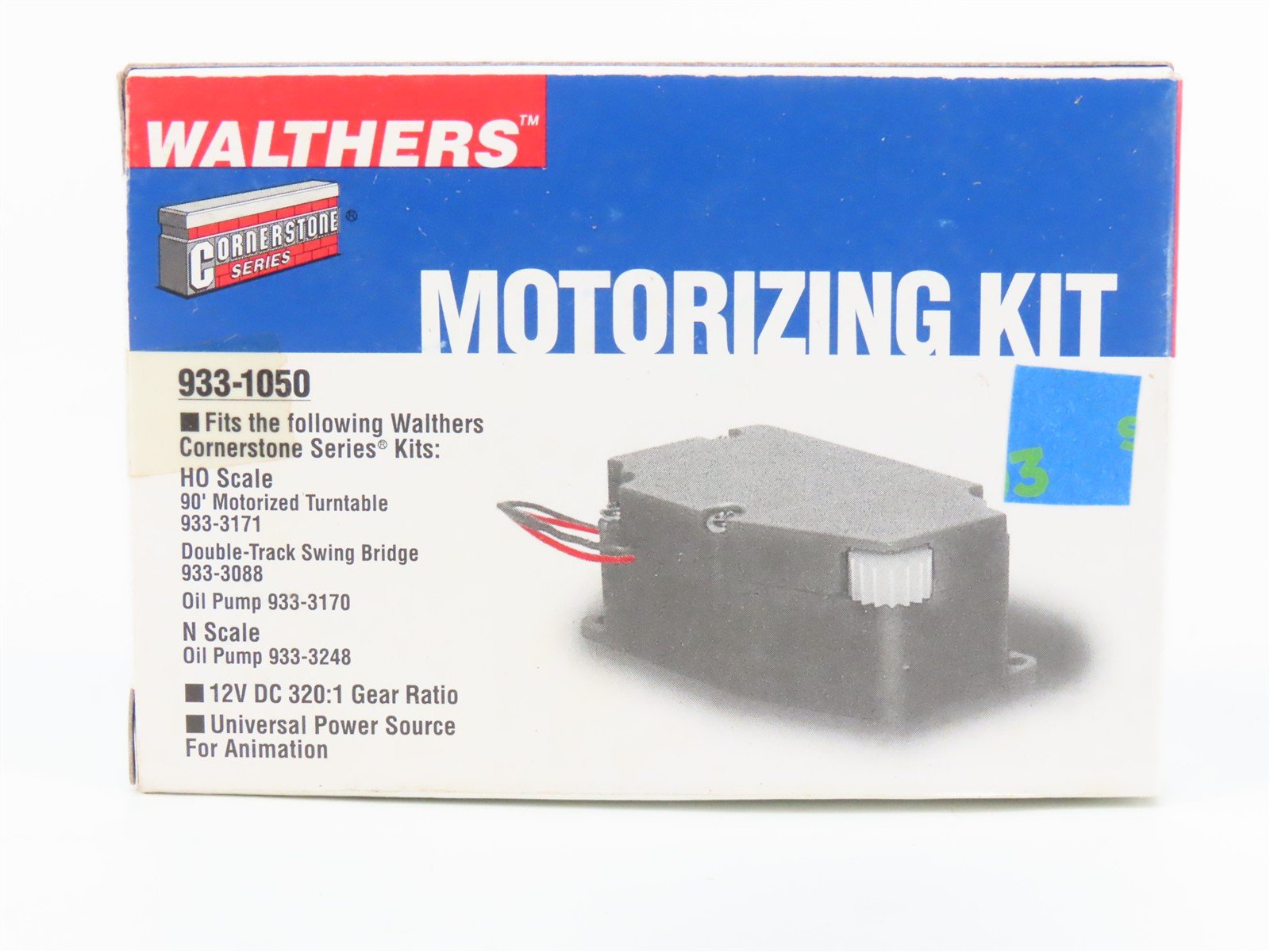 HO Scale Walthers 933-1050 DC Motorizing Kit