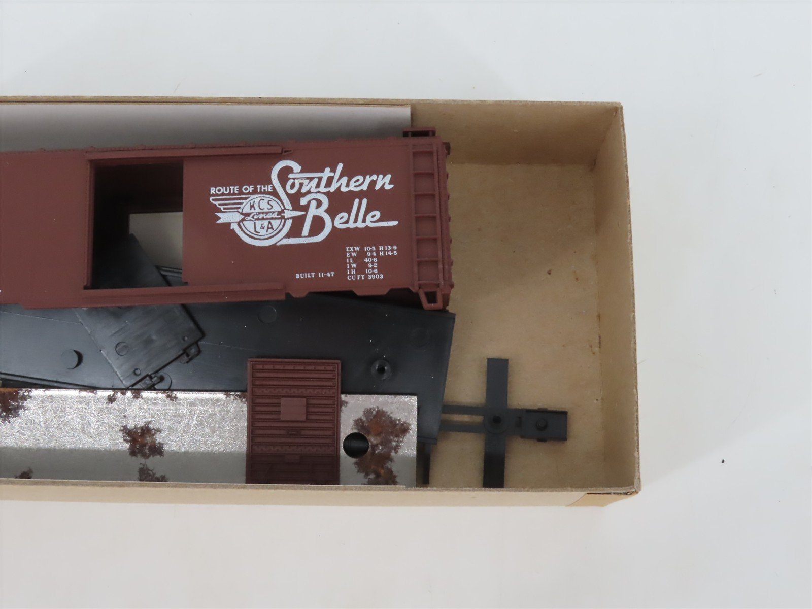 HO Scale Athearn Bev-Bel Kit #1094-1 L&A Southern Belle 40' Box Car #15019