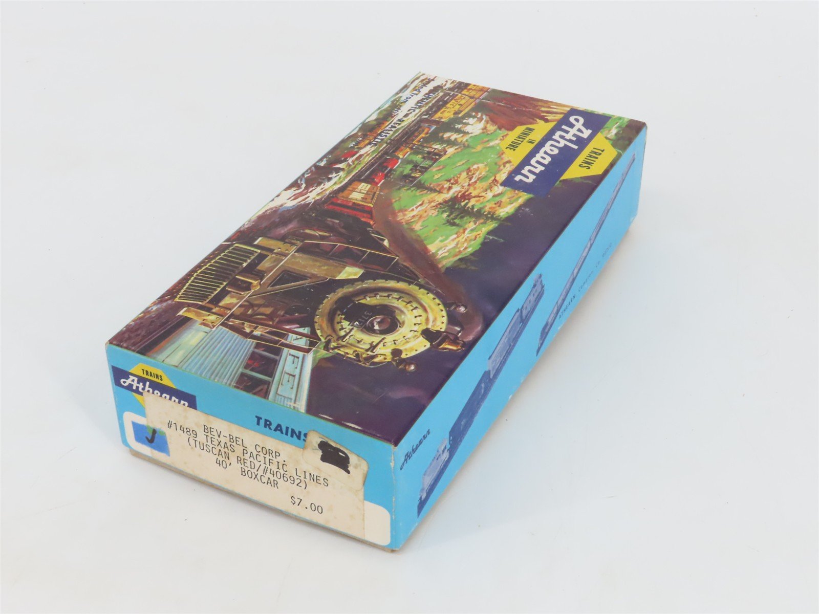 HO Scale Athearn Bev-Bel Kit #1489 TP Texas Pacific Railroad 40' Box Car #40692