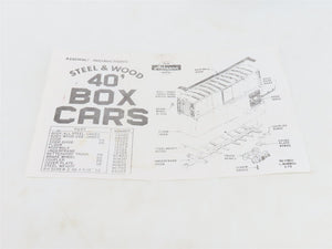 HO Scale Athearn Bev-Bel Kit #1489 TP Texas Pacific Railroad 40' Box Car #40692