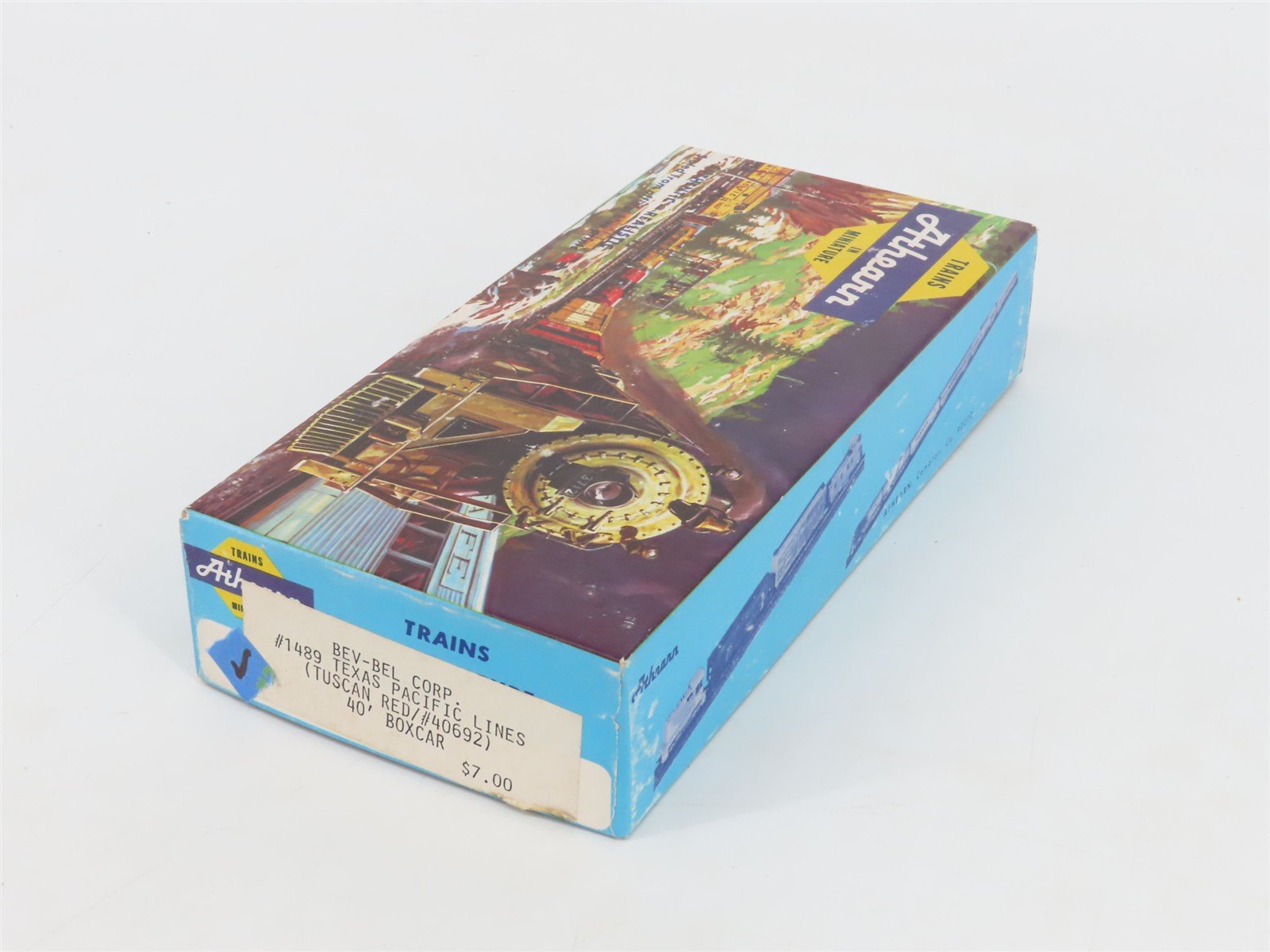 HO Scale Athearn Bev-Bel Kit #1489 TP Texas Pacific Railroad 40' Box Car #40692