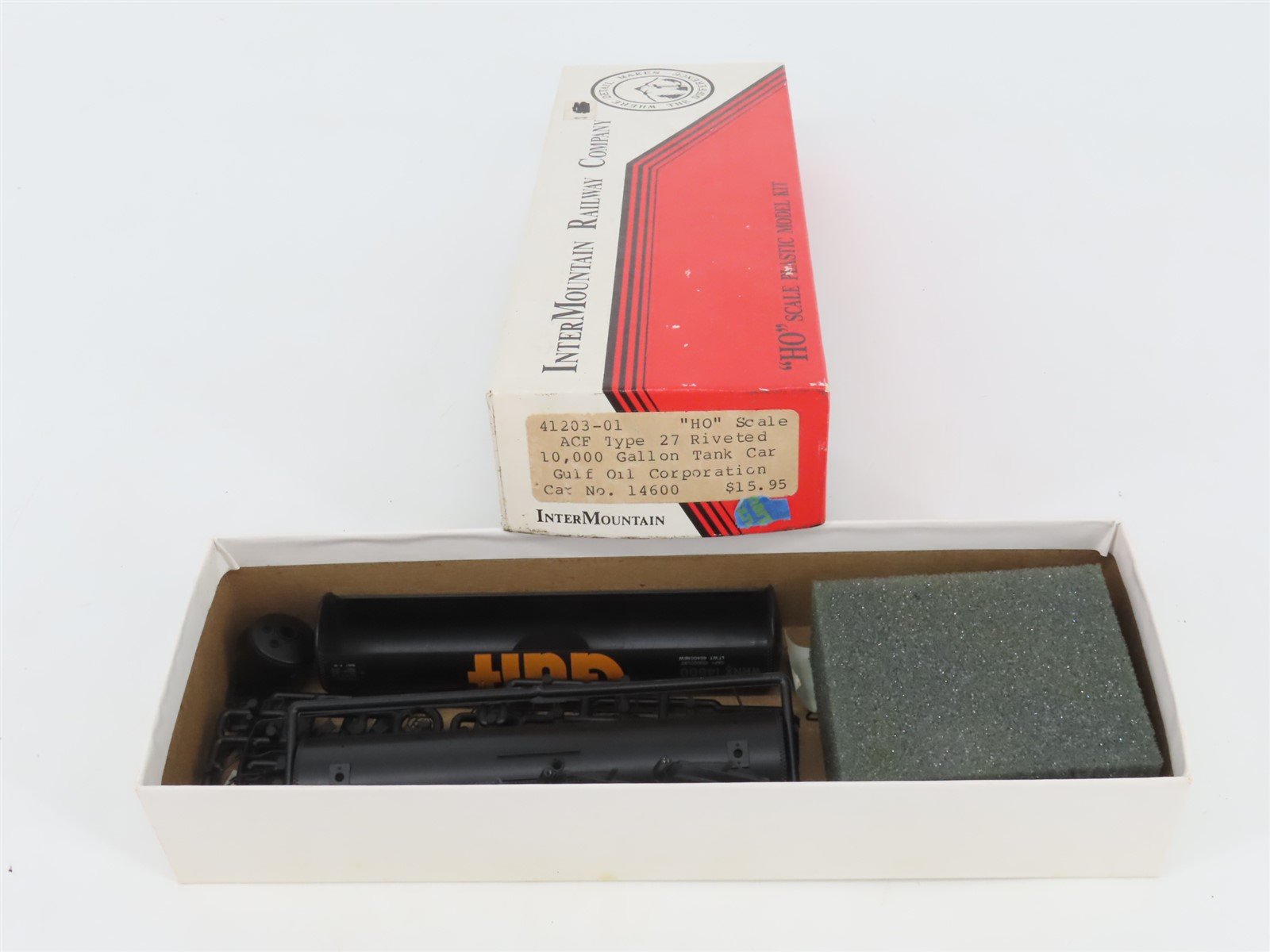 HO Scale InterMountain Kit 41203-01 WRNX Gulf 10,000 Gallon Tank Car #14600