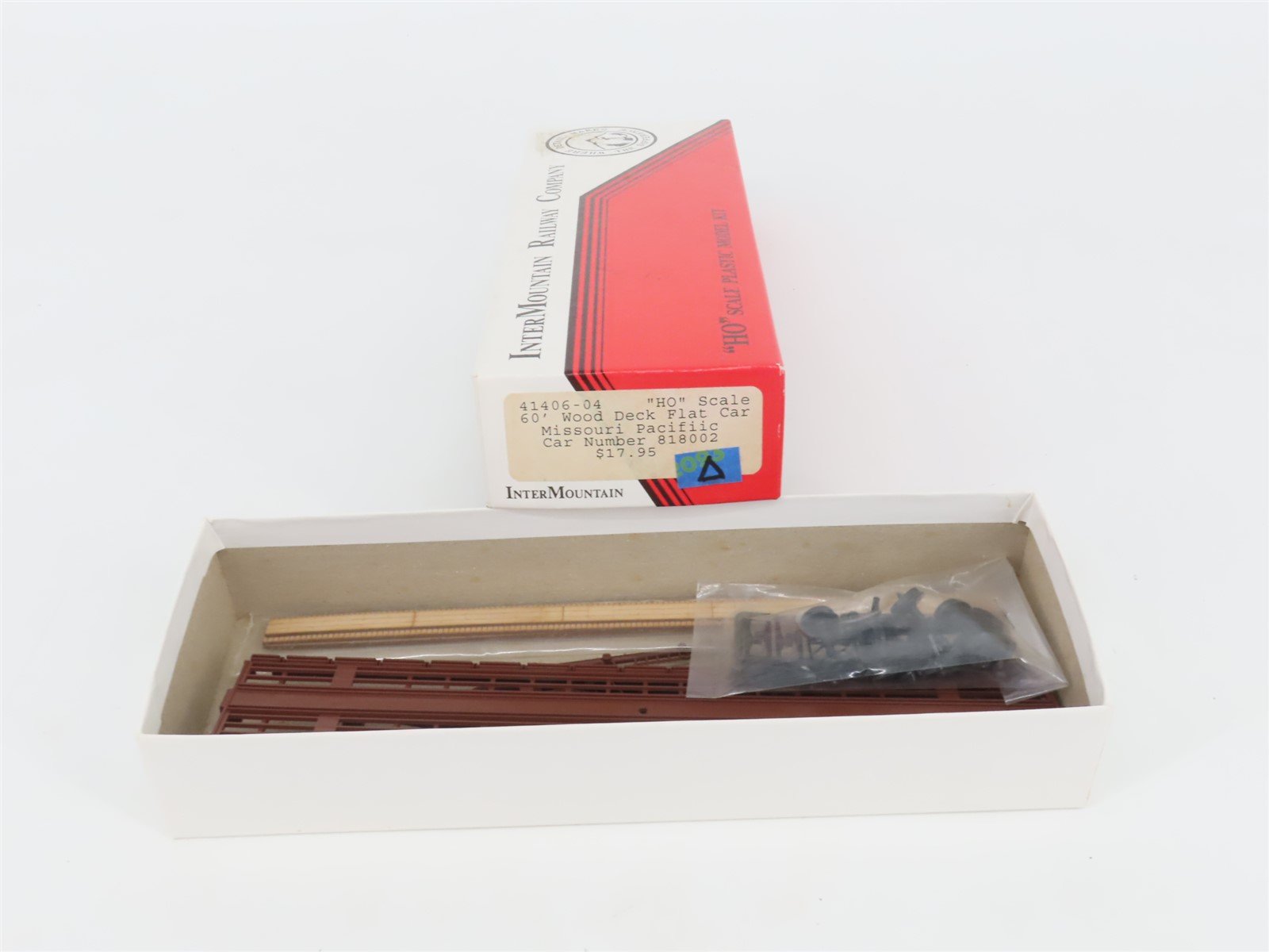 HO Scale InterMountain Kit 41406-04 MP Missouri Pacific 60' Flat Car #818002