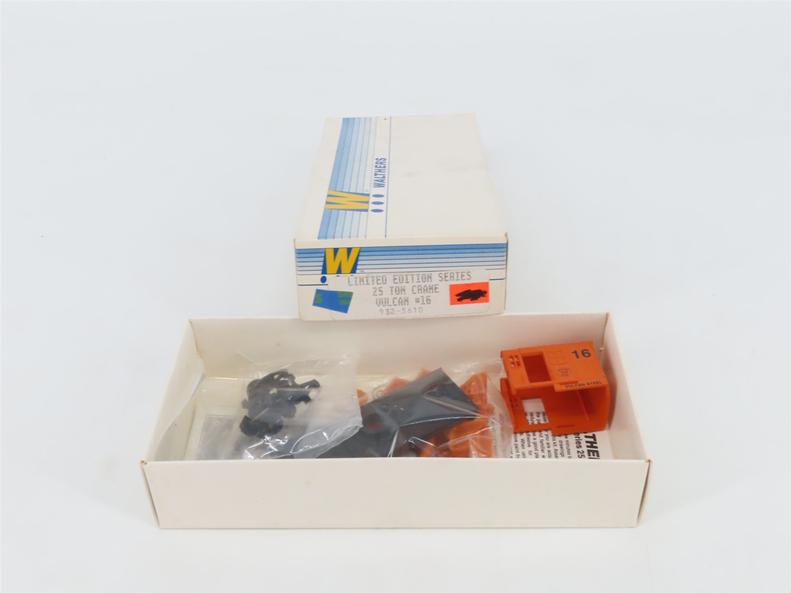 HO Scale Walthers Kit 932-5610 Vulcan Steel 25 Ton Crane #16