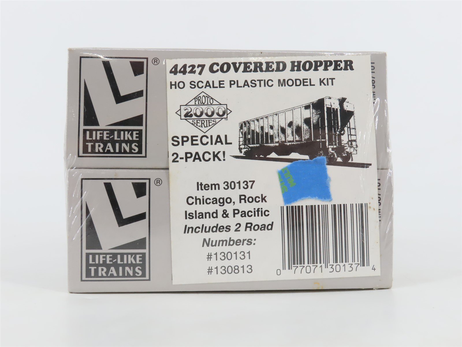 HO Scale PROTO 2000 Kit 30137 RI Rock Island 3-Bay Covered Hoppers 2-Pack Sealed