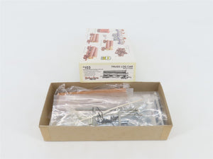HO Scale Kadee Kit #103 Unpainted Truss Log Car w/ Logs
