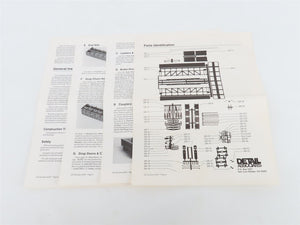 HO Scale Detail Associates Kit 200 Undecorated GS Composite Side Gondola