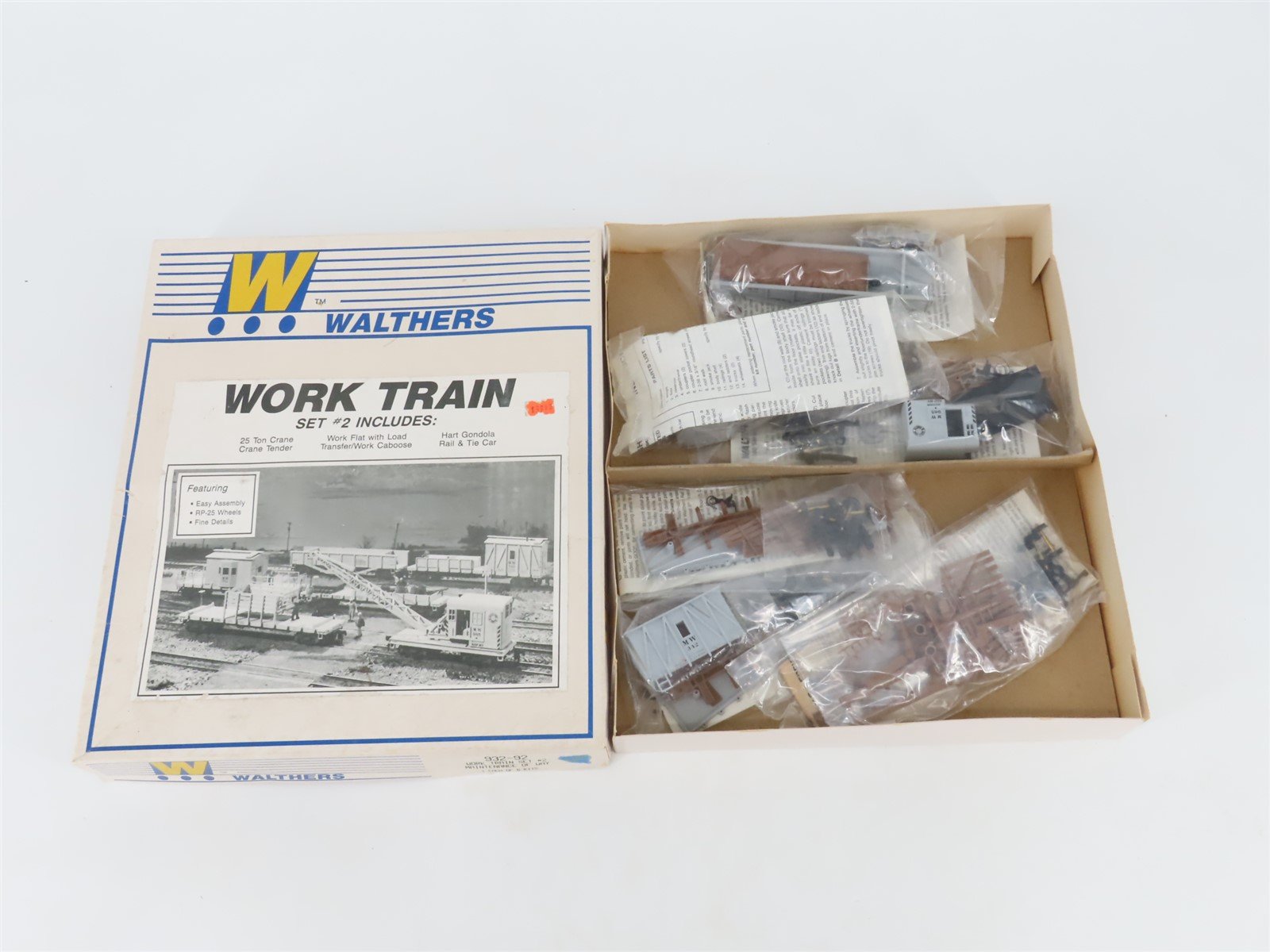 HO Scale Walthers Kit 932-92 Maintenance Of Way Work Train Set #2