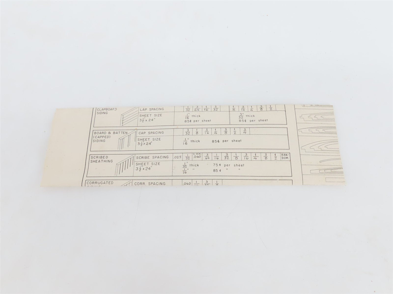 HO Scale Ambroid Kit K-8 Open Clerestory Series Three In One Wood Passenger Cars
