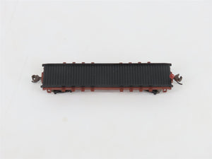N Scale Bachmann Silver Series 18352 Unlettered 40' Log Car w/ Logs