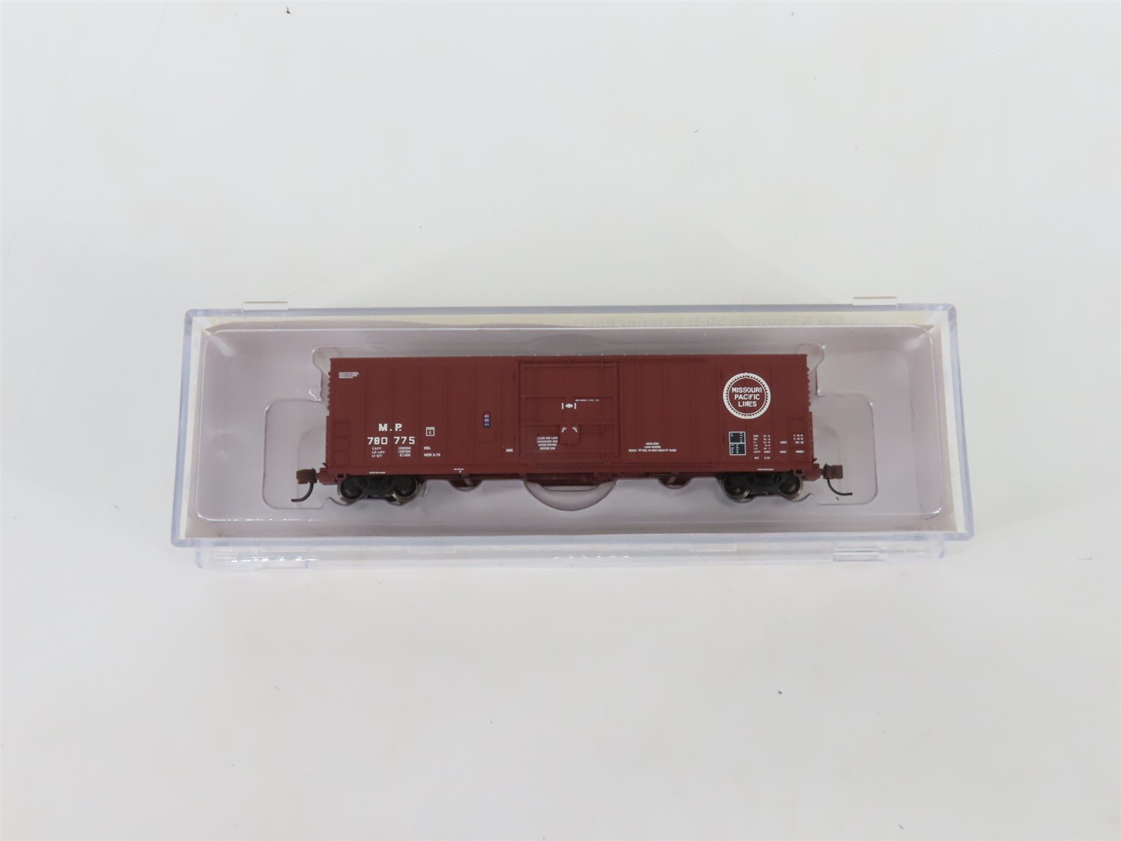 N Scale Wheels of Time 61135 MP Missouri Pacific Plug Door Box Car #780775