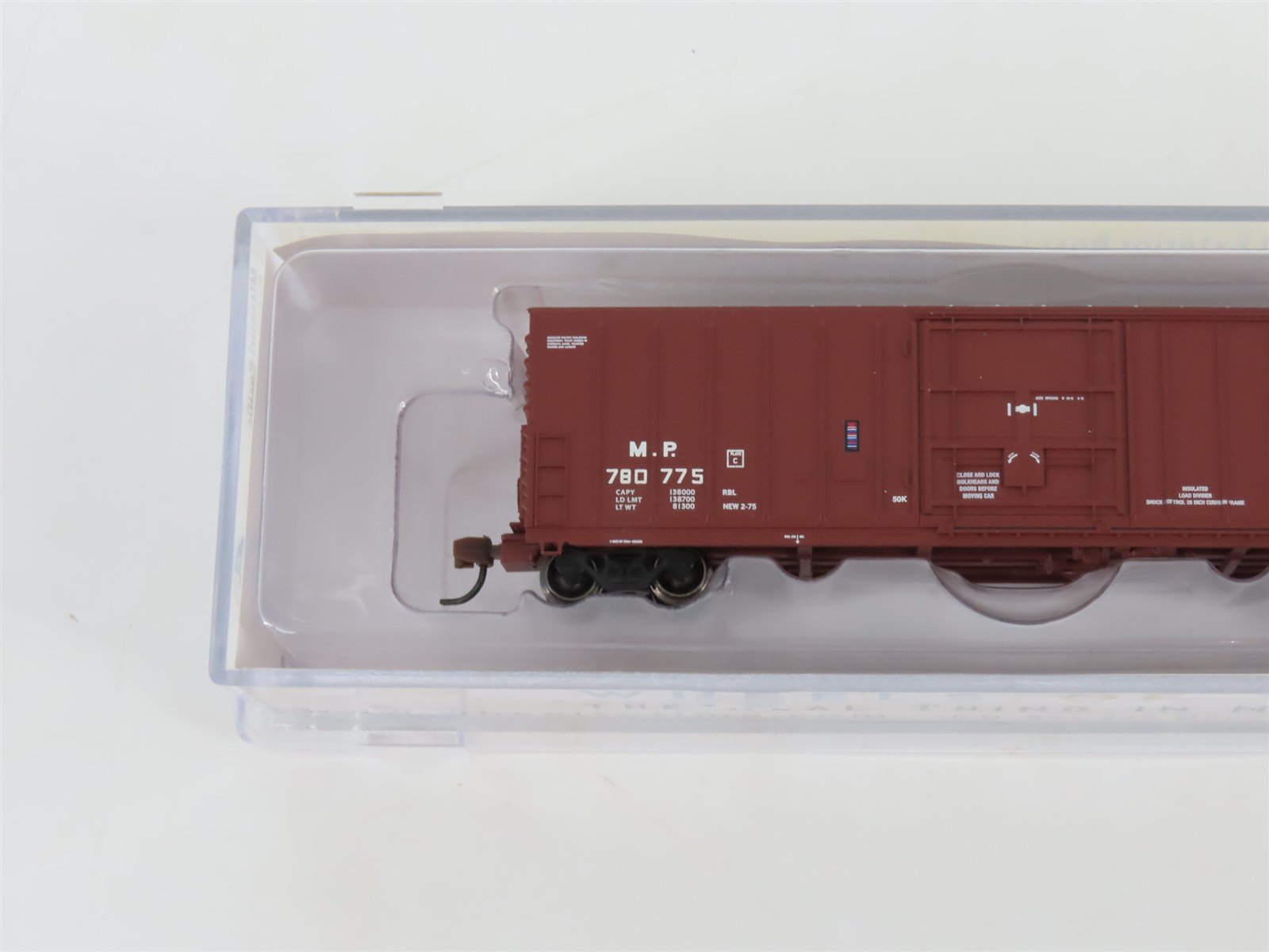 N Scale Wheels of Time 61135 MP Missouri Pacific Plug Door Box Car #780775