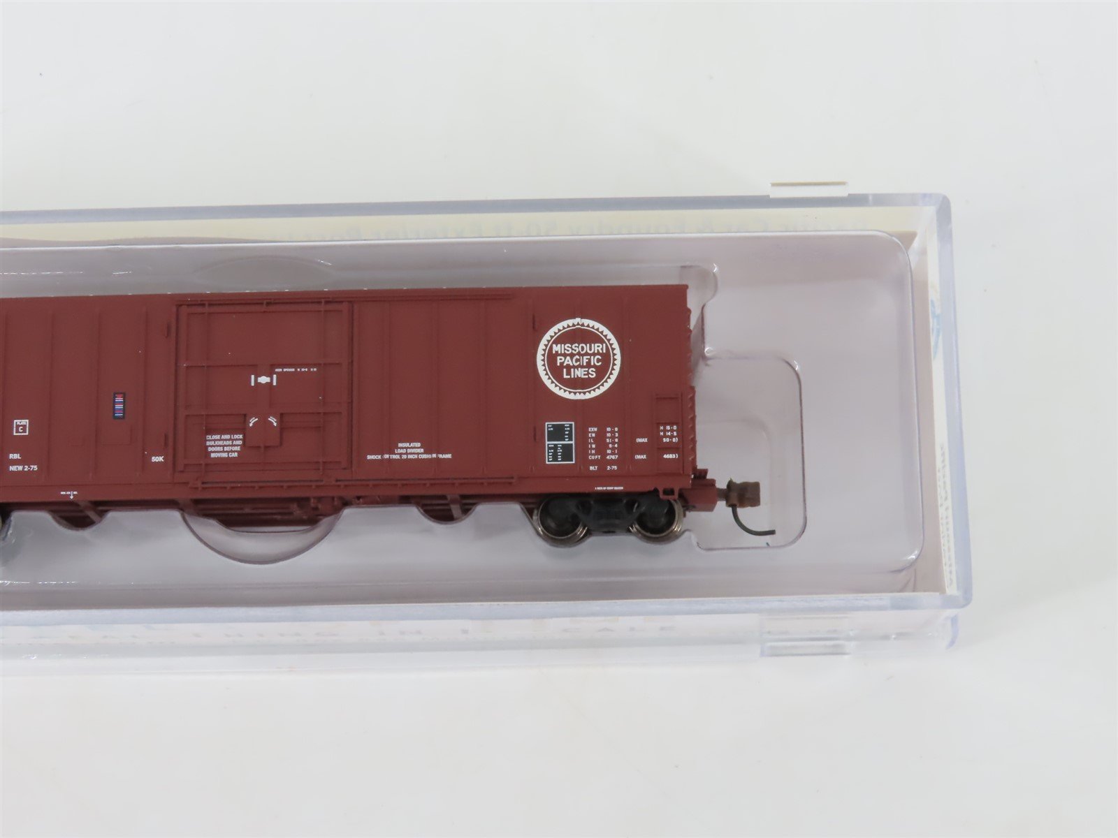 N Scale Wheels of Time 61135 MP Missouri Pacific Plug Door Box Car #780775