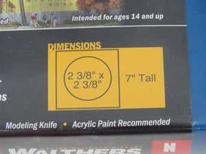 N 1/160 Scale Walthers Cornerstone Kit 933-3815 City Water Tower - Sealed
