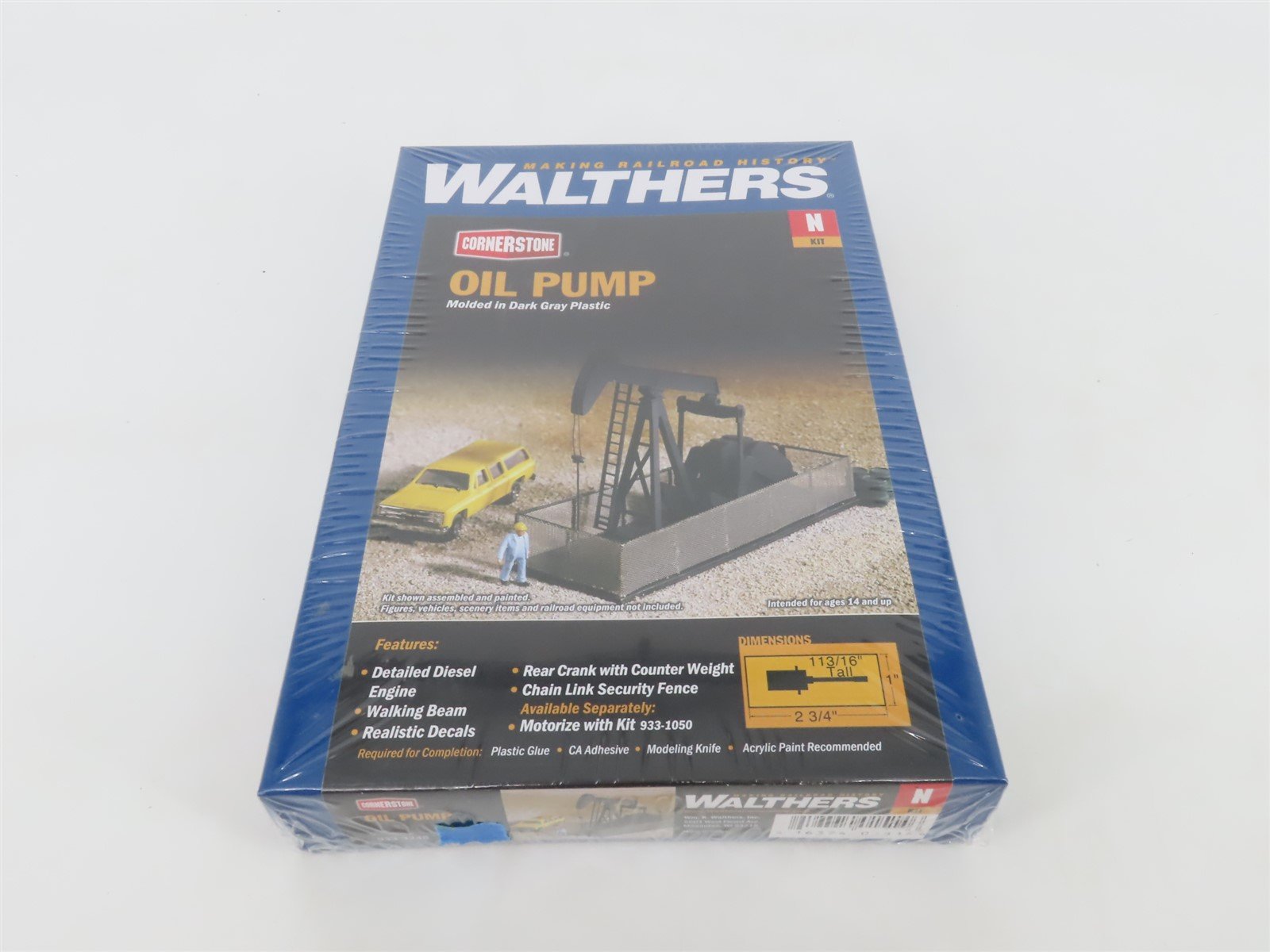 N 1/160 Scale Walthers Cornerstone Kit 933-3248 Oil Pump - Sealed