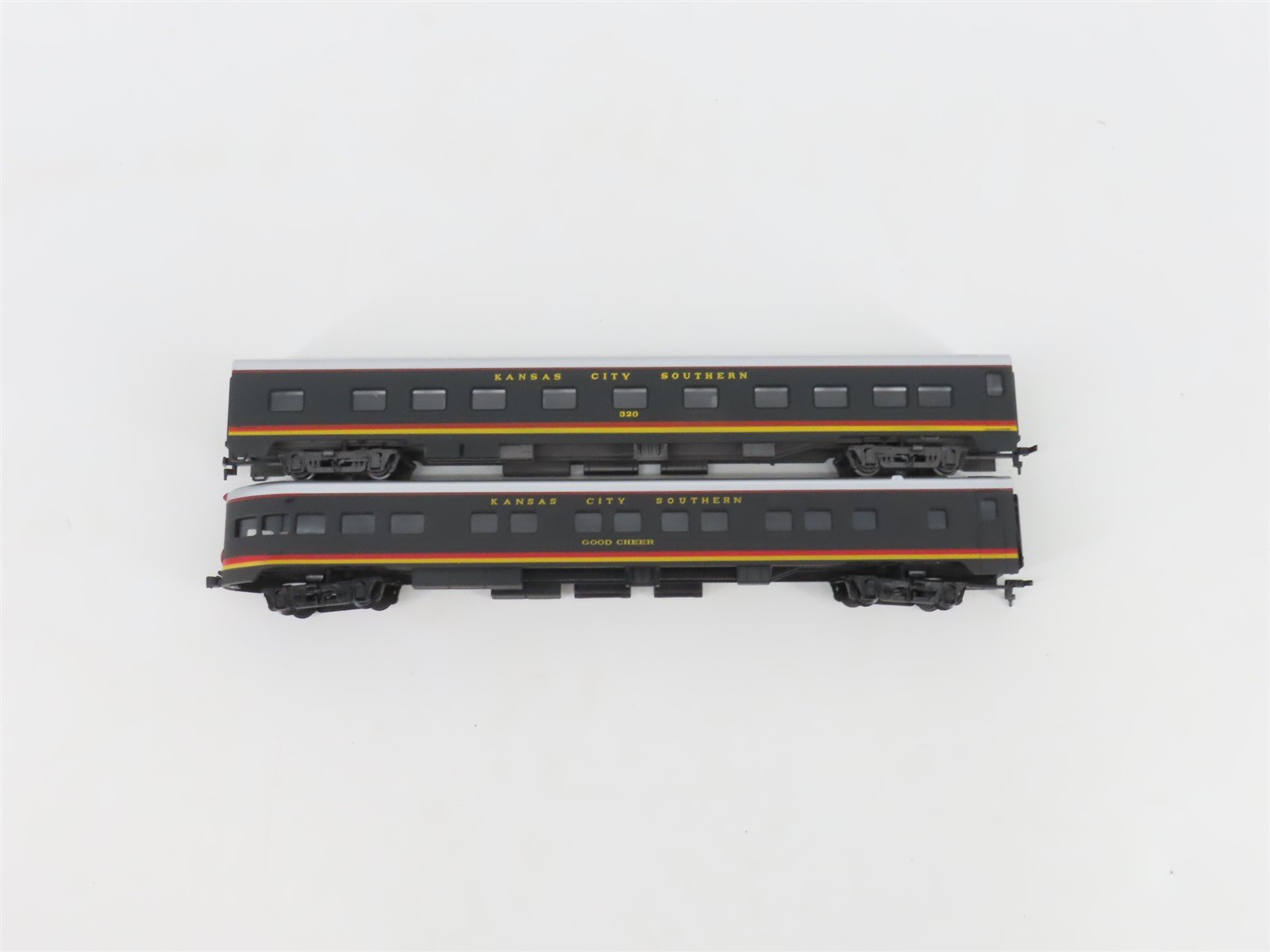 LOT of 8 HO Scale IHC KCS Kansas City Southern Railway Assorted Passenger Cars