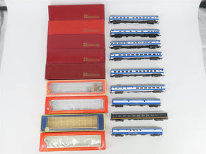 LOT of 9 HO Scale AHM, Rivarossi, & IHC MP/KCS Assorted Passenger Cars