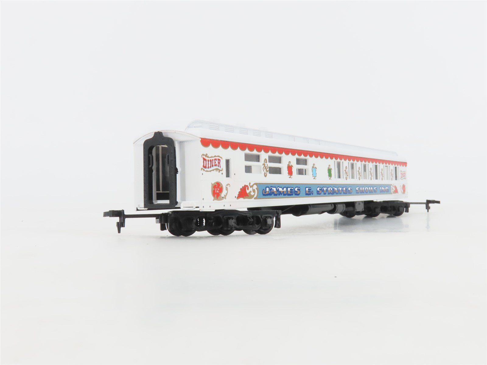 LOT of 4 HO Scale IHC James E Strates Shows Heavyweight Passenger Cars