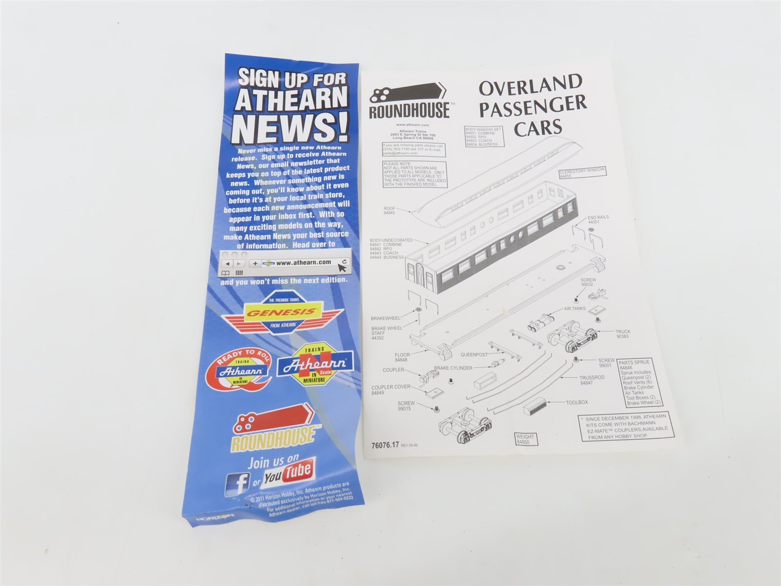 HO Scale Athearn 99445 FEC Florida East Coast Henry Flagler's Passenger Car #91