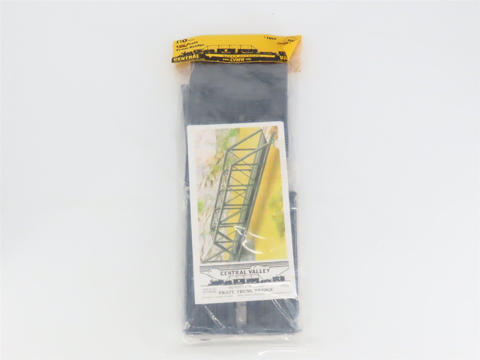 HO Scale Central Valley 1902 150' Pratt Truss Bridge Kit