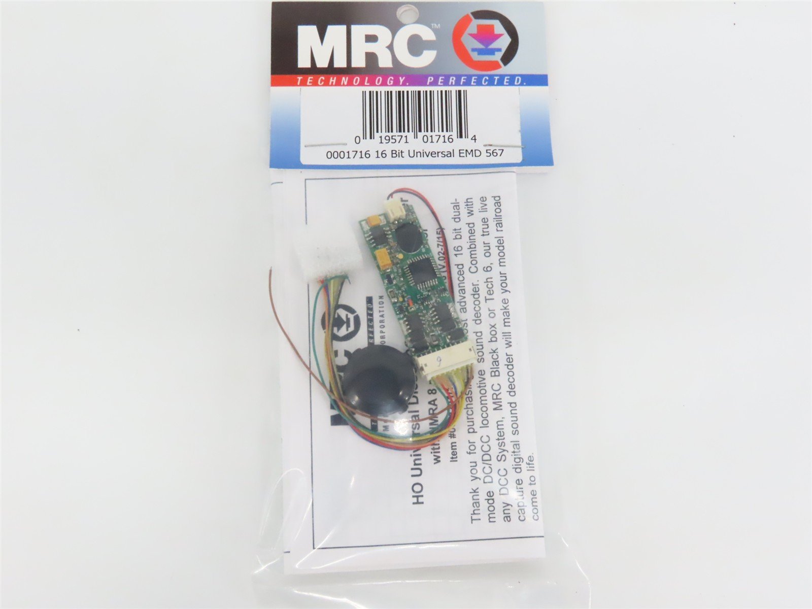 MRC 0001716 16 Bit Universal EMD 567 DCC Decoder