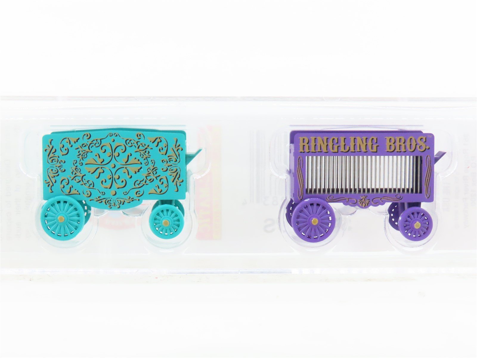 N Micro-Trains MTL 47000069 Ringling Bro/Barnum & Bailey Circus Wagons 2-Pack