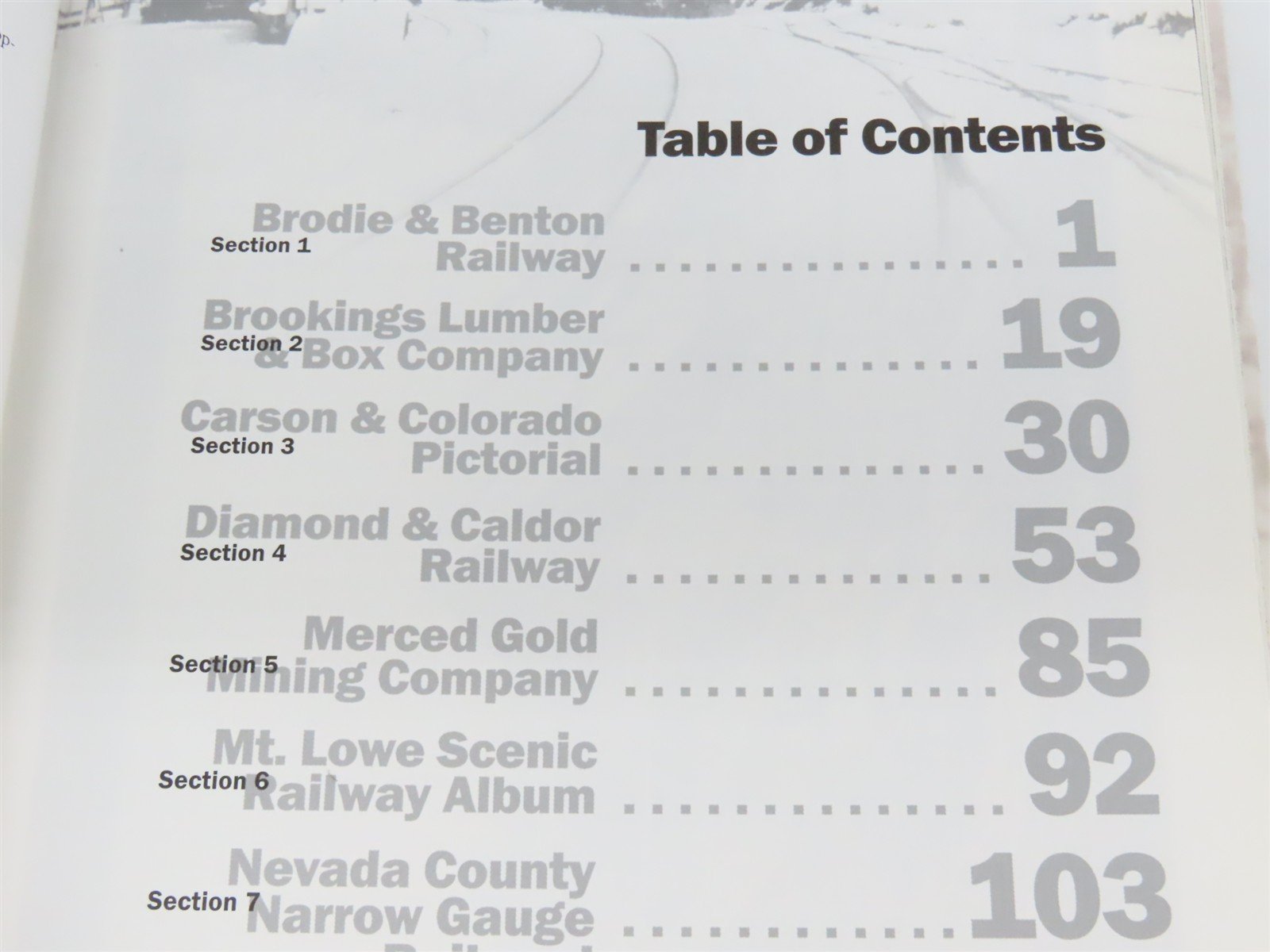 California High Country Narrow Gauge Railroads by George Turner ©2001 HC Book