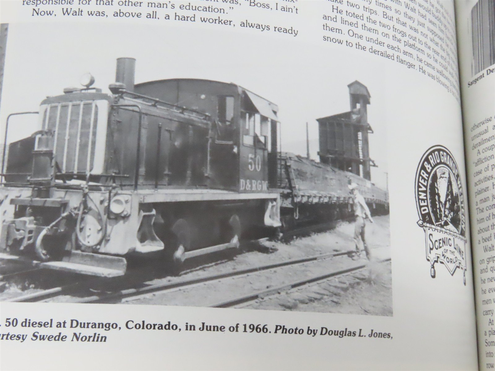 Rio Grande Narrow Gauge Recollections by John B. Norwood ©1986 HC Book