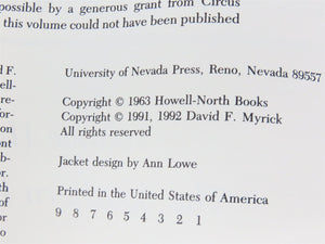 Railroads Of Nevada And Eastern California V. II: The Southern Roads by Myrick
