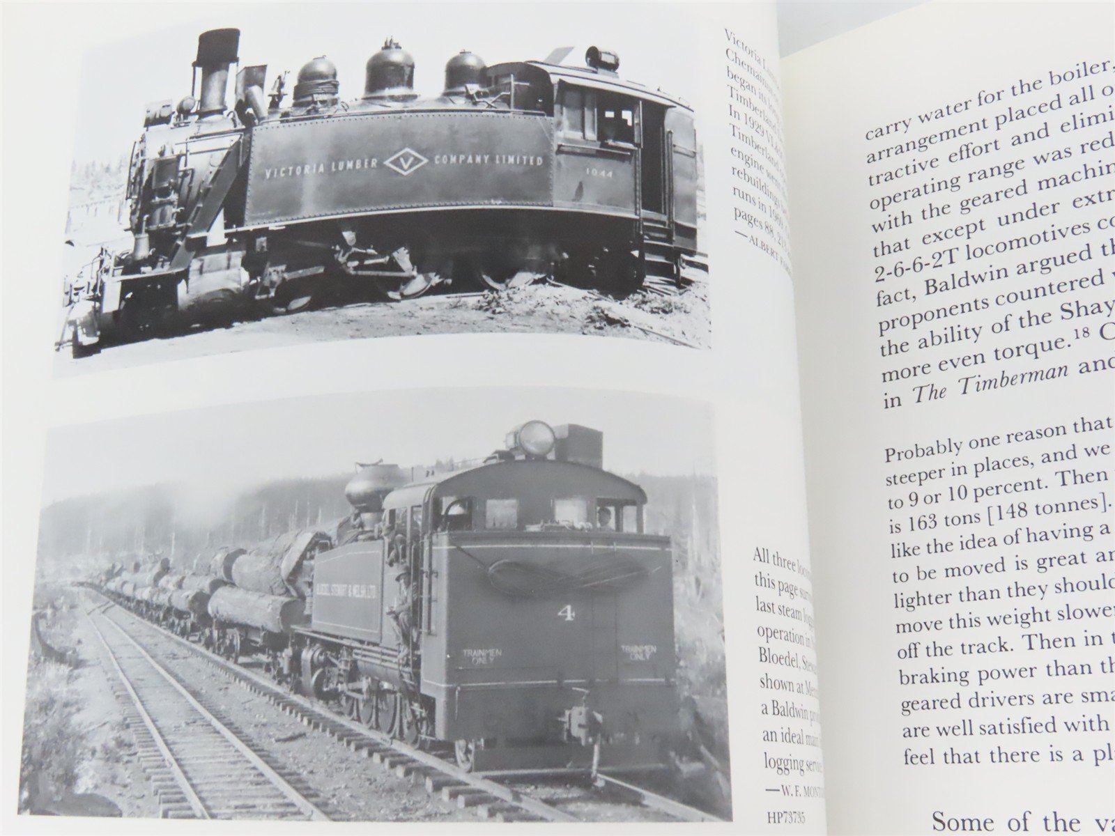 Logging By Rail The British Columbia Story by Robert D. Turner ©1990 SC Book