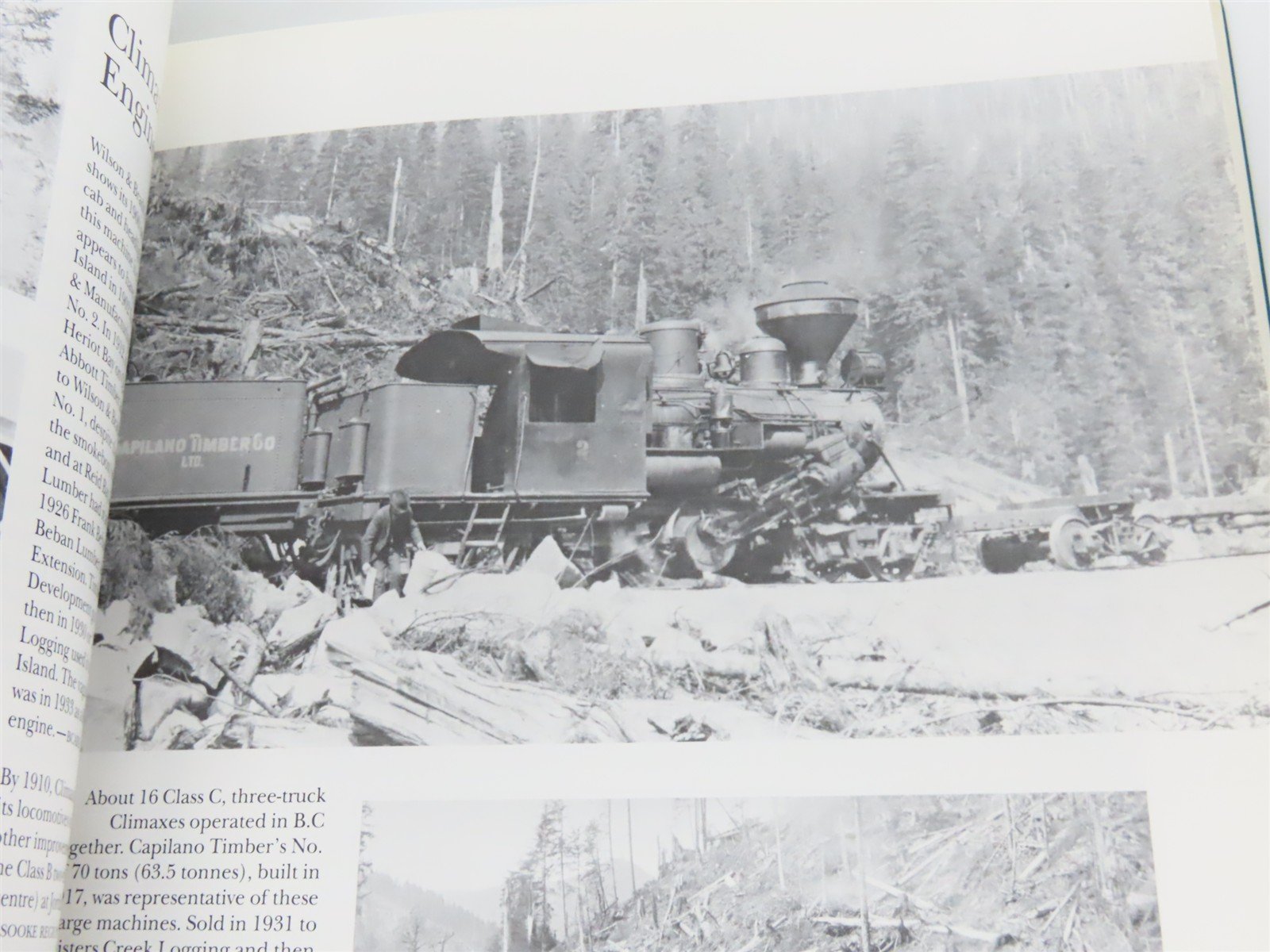 Logging By Rail The British Columbia Story by Robert D. Turner ©1990 SC Book