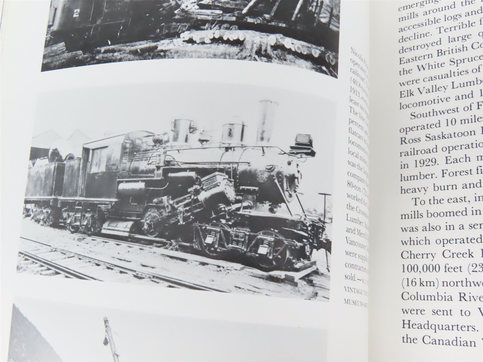 Logging By Rail The British Columbia Story by Robert D. Turner ©1990 SC Book